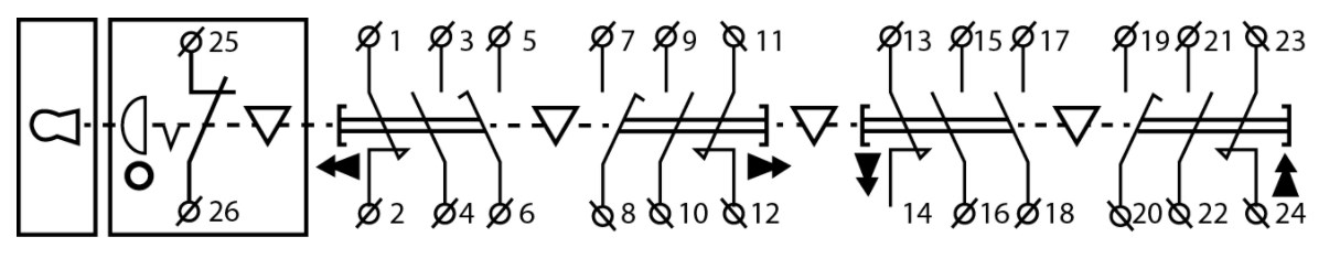 "Схема подключения XAL-B3-4913"